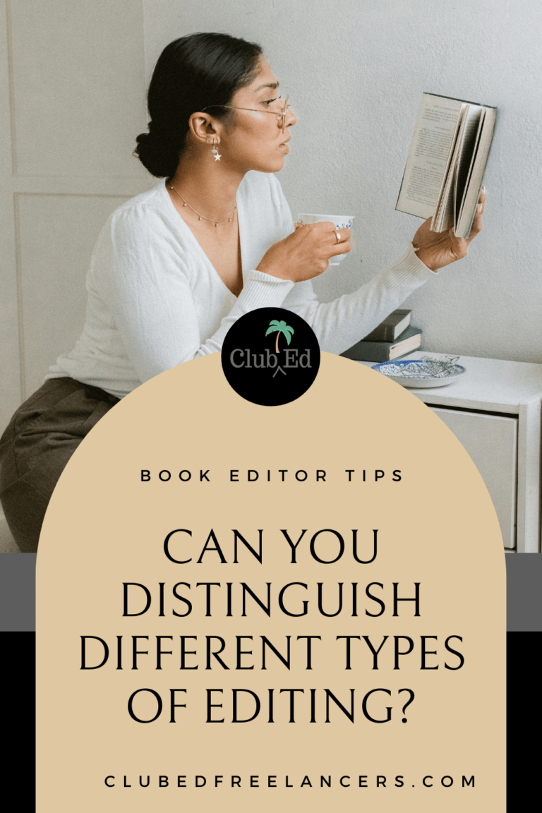 different types of editing