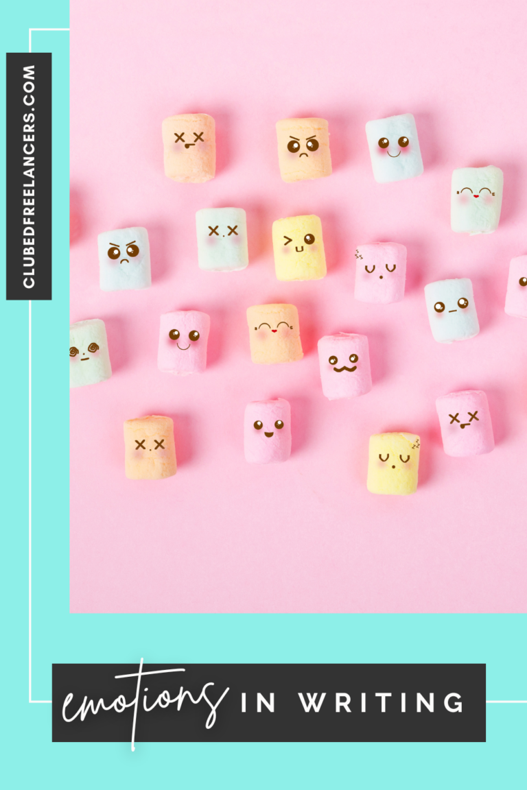 how to put emotions in writing