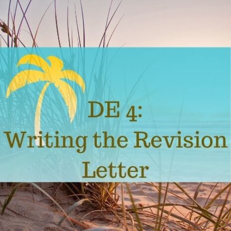 DE 4 writing the revision letter