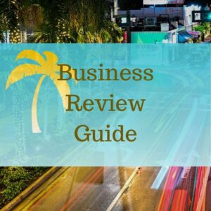 Miami Beach themed image for the Business Review Guide class